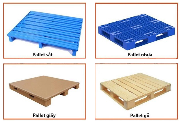Các loại Pallet được dùng phổ biến hiện nay